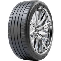 Maxxis Victra Sport 6 tire, 225/45 R18, black tread, rim protection ridge, sleek grooves, reinforced sidewall.