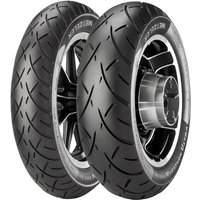 Black Metzeler ME 888 Marathon Ultra radial motorcycle tyre with deep tread pattern, size 180/70 R16, rear.