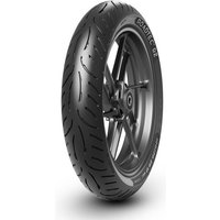 Black Metzeler Roadtec 02 motorcycle tyre, 120/70 ZR17, with distinctive tread pattern and sidewall branding.