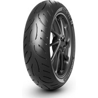 Black Metzeler Roadtec 02 motorcycle tyre, 150/70 R17, with curved tread pattern and visible sidewall branding.