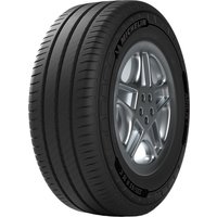 Michelin Agilis 3 tire, 215/60 R17C, black rubber with deep grooves and sidewall branding, mounted on a silver rim.