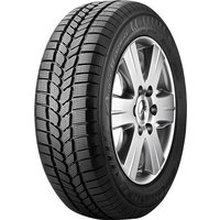 Michelin Agilis 51 Snow-Ice tire, black tread with winter grip pattern, mounted on a silver alloy wheel.