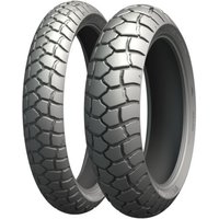 Michelin Anakee Adventure motorcycle tyre, 150/70 R17, rear, with rugged tread pattern for on-road and off-road use.