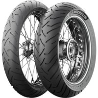 Michelin Anakee Road motorcycle tyre, 90/90 21 size, black rubber with tread pattern, suitable for front wheel.
