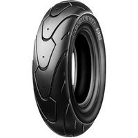 Black Michelin Bopper scooter tyre with curved tread pattern, size 120/70-12, marked 51L TL/TT.