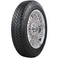 Michelin Collection XZX tire, 145/70 R12 69S, with classic tread pattern and detailed chrome wire wheel.
