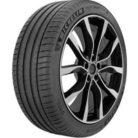 Michelin Pilot Sport 4 SUV tire, 235/55 R19, black with rim protection ridge and sleek tread design.
