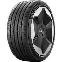 Michelin Primacy 5 tire, 235/50 R19 size, black tread, detailed grooves, mounted on a sleek black and silver alloy wheel.