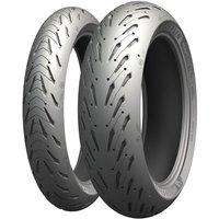 Michelin Road 5 motorcycle tyre, 190/50 ZR17, rear, black rubber with tread pattern and sidewall branding.