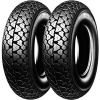 Michelin S83 scooter tyre, black with classic tread pattern, suitable for front or rear, size 3.50 10 (59J) TL/TT.