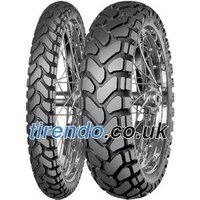 Mitas Enduro Trail+ tire, 120/80B18, rugged tread, rear wheel, M+S marking, suitable for trail and enduro bikes.