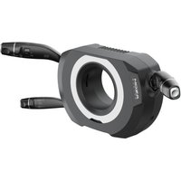 Black Moza Multifunction Stalks with circular mount, two adjustable levers, and integrated buttons.