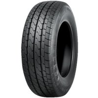 Nankang All Season Van AW-8 Camper tire, 225/75 R16CP, black rubber with symmetrical tread pattern.