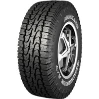 Nankang Conqueror A/T tire, 255/45 R18C, rugged tread, black with white sidewall lettering, alloy wheel visible.