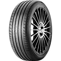 Nankang Sportnex AS-2+ tire, 265/45 ZR21, black with rim protection, sleek tread pattern, mounted on alloy wheel.