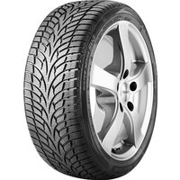 Nankang Winter Activa SV-3 tire, 195/50 R15, black tread with rim protection, silver rim, deep grooves for winter traction.