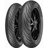 Pirelli Angel CiTy motorcycle tyre, black with grooved tread pattern, size 150 60 R17, rear wheel fitment.