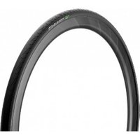 Pirelli Cinturato Evo black folding 700c road bike tyre with textured tread and tubeless ready design.