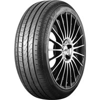 Pirelli Cinturato P7 Blue tire, 245/45 R20, black with detailed tread pattern and rim protection, mounted on alloy wheel.