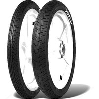 Black Pirelli City Demon motorcycle tyre, 130/90 15 size, with tread pattern and white sidewall text.