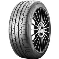Pirelli P Zero tire 245/40 ZR19 with rim protection, sleek tread pattern, and black sidewall detailing.
