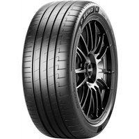 Pirelli P Zero E tire, 255/35 R22, sleek black tread, rim protection, Elect marking, sporty design.