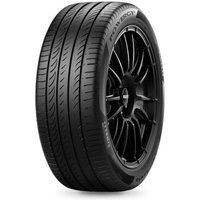 Black Pirelli Powergy tyre with sleek tread pattern, size 225 55 19 99V, featuring detailed sidewall design.
