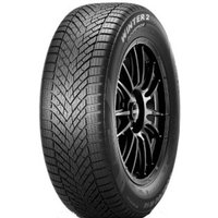 Pirelli Scorpion Winter 2 tire, 235/55 R18, black tread with detailed grooves, sidewall text, mounted on black alloy wheel.