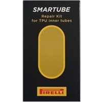 Pirelli SmarTUBE Patch Kit box, black with yellow oval design and red Pirelli logo at bottom.
