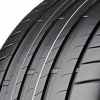 Bridgestone Potenza Sport tire with sleek black rubber, asymmetric tread pattern, and wide grooves for enhanced grip.