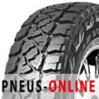 Kumho Road Venture MT51 tire with aggressive tread pattern and rugged sidewalls for off-road use.