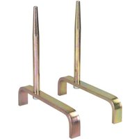 Sealey Cylinder Head Stands VS1555, metallic finish, U-shaped base with vertical tapered rods.