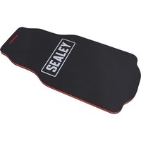 Black Sealey EVA mechanics mat with red trim and white Sealey logo on top surface.