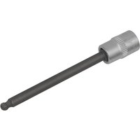 Sealey long reach ball end hex socket bit, silver and black, designed for VAG crankshaft sensor maintenance.