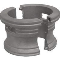 Gray Sealey motorcycle fork seal driver shell with grooved cylindrical design and open slot.