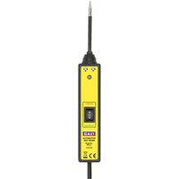 Yellow Sealey PPX Auto Probe Plus 6-24V with black handle, pointed metal tip, and central switch.