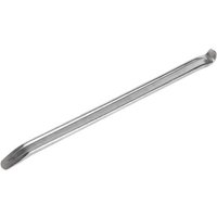 Silver Sealey tyre lever 450mm with a curved end and flat tip for easy tyre removal.