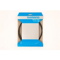Shimano Cuttable Disc Brake Hose SMBH90 in blue packaging with visible black hose looped inside.