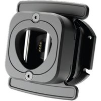 Black Simucube 3 Link Quick Release with square design, metallic accents, and visible connector pins.