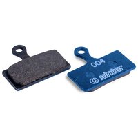 Sinter Blue s530 Brake Pads, dark friction surface, blue backing with "004" and "sinter" branding.