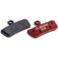 Sinter Red s514 Brake Pads - 008, featuring a red backing plate with logo and black friction surface.
