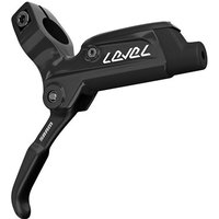 Black SRAM Level Disc Brake with ergonomic lever and white logo on the handle.