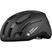 Black Sweet Protection Seeker road cycling helmet with aerodynamic design and multiple ventilation slots.