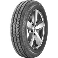 Toyo H 08 tire, 185/75 R16C, black rubber with detailed tread pattern and silver alloy wheel.