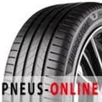 Bridgestone Turanza 6 XL tire with black sidewalls, deep grooves, and sleek tread design.