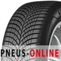 Black Goodyear Vector 4 Seasons Gen3 tire with detailed tread pattern and sidewall branding.