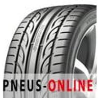 Hankook Ventus V12 evo2 XL tire with asymmetric tread pattern and wide grooves for enhanced performance.