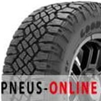 Goodyear Wrangler Duratrac RT POR tire with rugged tread pattern and black sidewall lettering.