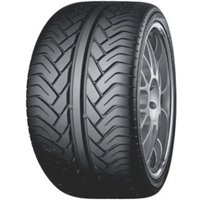 Yokohama Advan S.T. tire, 275/50 R20, black rubber with V-shaped tread pattern, silver rim, XL MO, RPB.