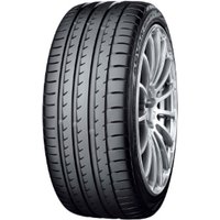 Yokohama Advan Sport tire, 215/45 ZR17, black rubber with tread pattern, mounted on a silver alloy wheel.
